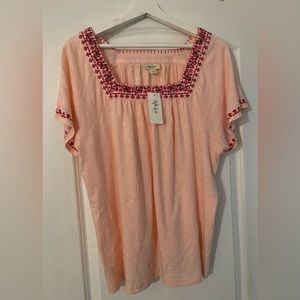 Style & Co. plus size peasant top.